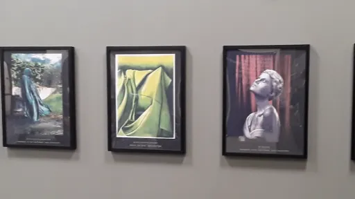 Traveling Gallery frames on wall